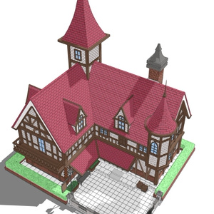 3Dファンタジー風民家民家8～10 缩略图 22