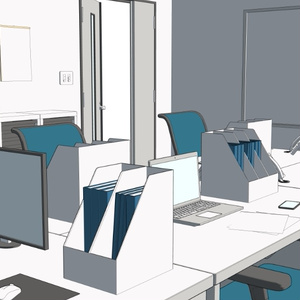 3D小規模オフィス 缩略图 5