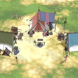 3Dファンタジー風野営地 缩略图 6