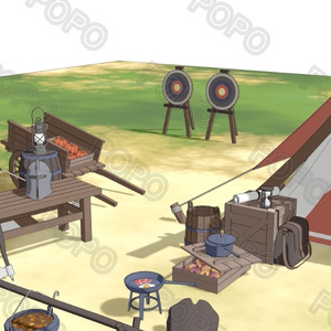 3Dファンタジー風野営地 缩略图 7