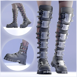 Raver Boots | 厚底ゴス・ブーツ