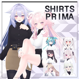 【VRC】 Shirts Prima Full-SET - 8アバター対応