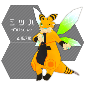 オリジナル３Dモデル【ミツハ】