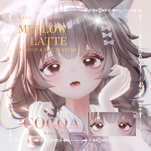 【まよ/Mayo 】𝑴𝒆𝒍𝒍𝒐𝒘 𝑳𝒂𝒕𝒕𝒆 Makeup & EyeTexture 缩略图 2
