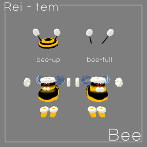【VRC PB対応】ちまこぞく HoneyBee 缩略图 3