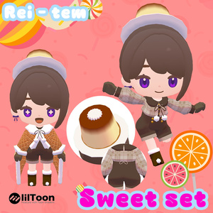 【VRC PB対応】ちまこぞく Sweets set 缩略图 3