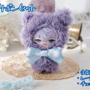 くすみブルー くすみピンク ねこみみ ぬい服 - かつお - BOOTH