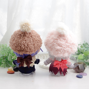ぬい服：うさぎさん(10cm・12cm・ちびぐるみ・にじぱぺ・ちみけも) うさみみケープ(10cm・12cm・ちびぐるみ・にじぱぺっと・ちみけもます
