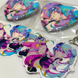 SDVX ニアノア きらきらミニアクリルキーホルダー - ででかすま