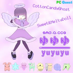 オリジナル3Dモデル「ゆゆゆ」VRChat＆Cluster対応アバター
