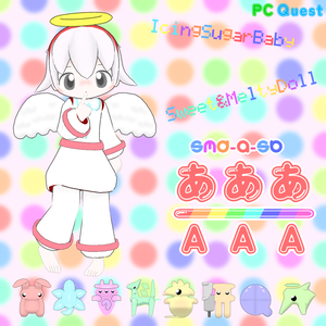 オリジナル3Dモデル「あああ」VRChat＆Cluster対応アバター