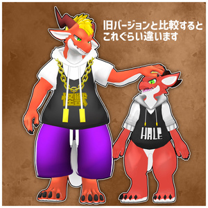 オリジナル3Dモデル「ヘール2.0」【VRChat想定】 缩略图 4