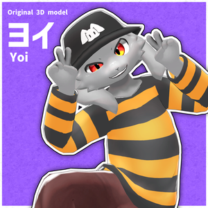 オリジナル3Dモデル「ヨイ」【VRChat想定】