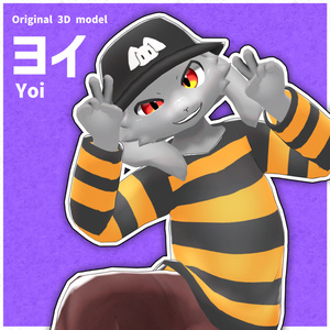 Original 3D model "Yoi" [Assumed VRChat