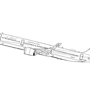 飛行機の外観