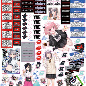 さよならを教えて＆げみにずむロゴステッカー - craftwork - BOOTH