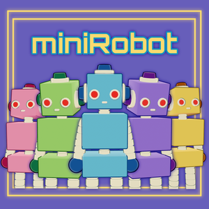 【無料】ミニロボット - miniRobot -【オリジナル3Dモデル】