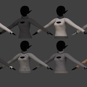 sweater keyhole