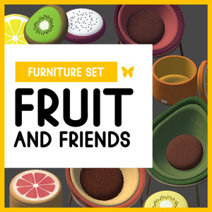Fruit Furniture Set for VRChat 缩略图 2