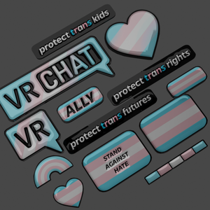 Transgender Pride and Allyship Pins
