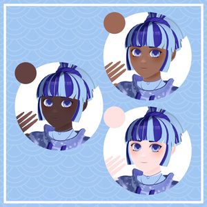 Rin Original 3D Avatar 「りん」3Ⅾモデル for VRChat 缩略图 3