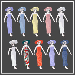 Simple Summer Outfit [シンプル夏コーデ] for VRChat 缩略图 3