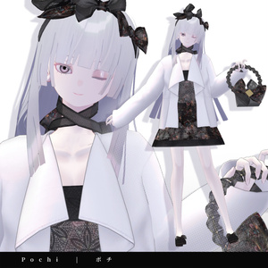 【16アバター対応】ブーケコレクション☆ふんわりリボンローファー【VRC想定衣装】 缩略图 8