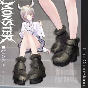 【Vketコラボ】モンスターファーブーツ-MONSTER FUR BOOTS【20アバター対応】 缩略图 7