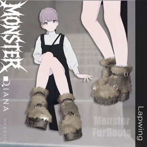 【Vketコラボ】モンスターファーブーツ-MONSTER FUR BOOTS【20アバター対応】 缩略图 15