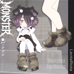 【Vketコラボ】モンスターファーブーツ-MONSTER FUR BOOTS【20アバター対応】 缩略图 6