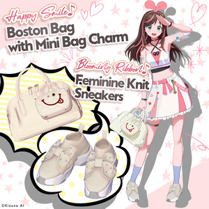 [DIANA featuring Kizuna AI] Gorgeous Ribbon Feminine Knit Sneakers and Moving Mini BAG Charm Boston [17 Avatars Compatible]
