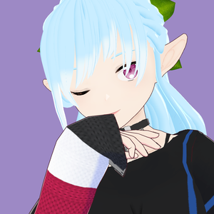 Project 02 - Modern Elf Girl. Ready to use 3d model VRM/ VRC/ MMD