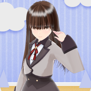 無料配布　モブ美ちゃん【.vroid形式あり】