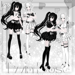 【無料版あり】- Twin pose (8set) - 缩略图 3