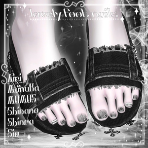 【8アバター対応】lovely foot nails