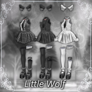 【11アバター対応】Little Wolf - ちょっぴり狼さん - 缩略图 4