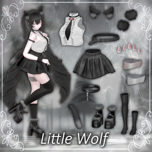 【11アバター対応】Little Wolf - ちょっぴり狼さん - 缩略图 2