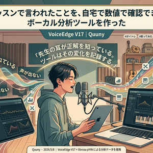 VoiceEdge Vocal Analyzer V17 ボーカル分析ツール