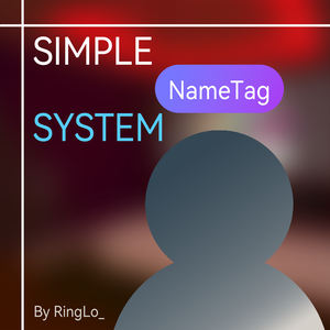 [Free/無料] Simple Name Tag System for VRChat World