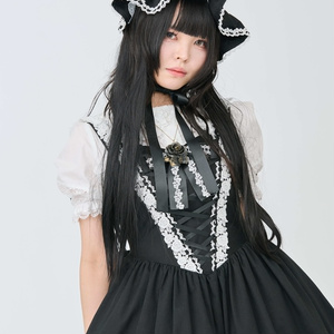ハーフボンネットドレス a:ruco】ハーフボンネット 生成り｜ヘッドドレス｜TOKYO LOLITA