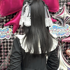 桜こぼれるピンククラウン型ヘッドドレス♡フリル付き王冠