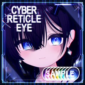【26アバター対応】Cyber Reticle Eye texture