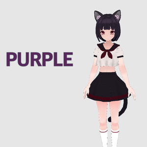 オリジナル3Dモデル 【Purple】