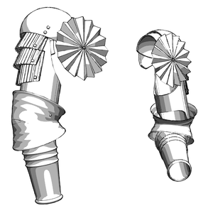 ３D 西洋甲冑　腕のみ armor  盔甲 갑옷　armatura　armure　Rüstung　armadura　 броня
