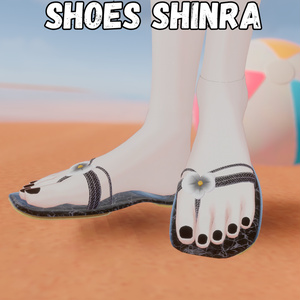 Free Beach Sandals for Shinra (VRChat / FBX)