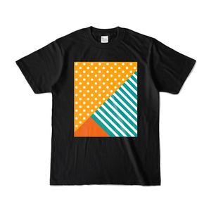 ビタミンカラーTシャツ【ブラック・イエロー】