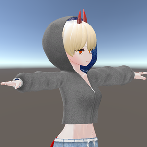 Crop Top Hoodie for Maya