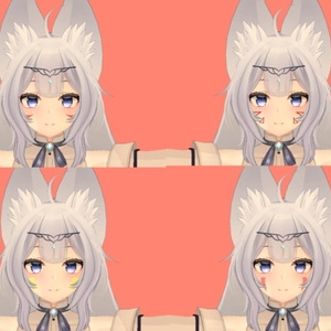 [ウルフェリア]Wolferia Face Painting Texture