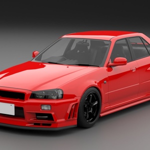 GtTR34 2ドア・4ドア 3Dモデル 単品・セット販売あり 缩略图 12