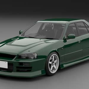 GtTR34 2ドア・4ドア 3Dモデル 単品・セット販売あり 缩略图 15